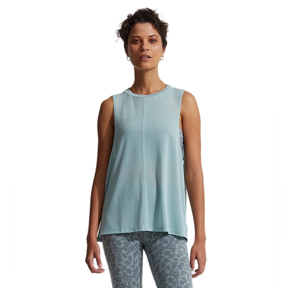 Varley Mariposa Tank Blue/Green Lightweight Athleisure Top NWOT Size S